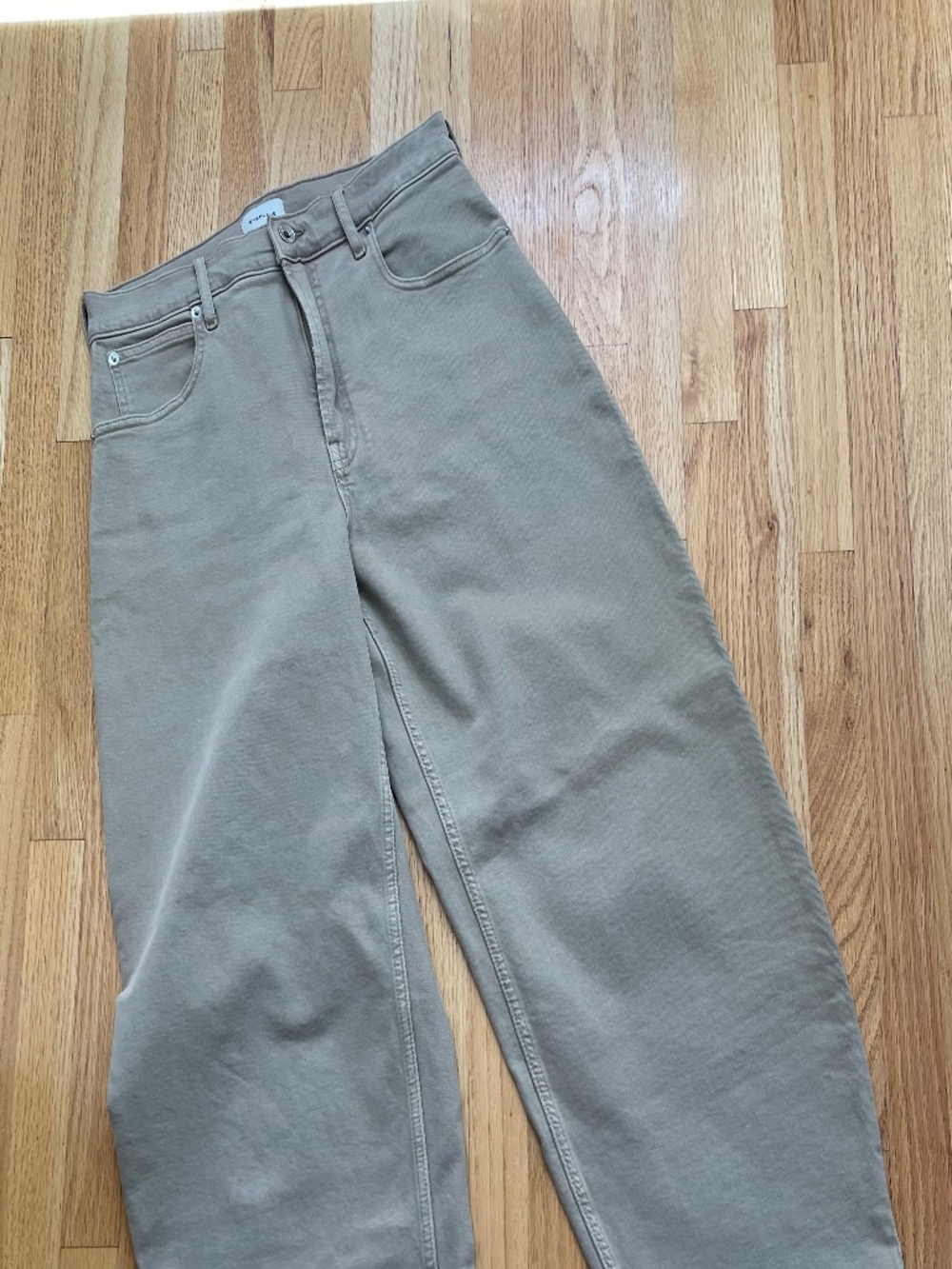 Everlane The Way-High Curve Jean in Light Tan, Size 30